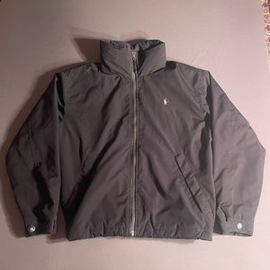 Polo Ralph Lauren Full Zip Fleece Lined Hidden Hood Jacket Men's Size Medium